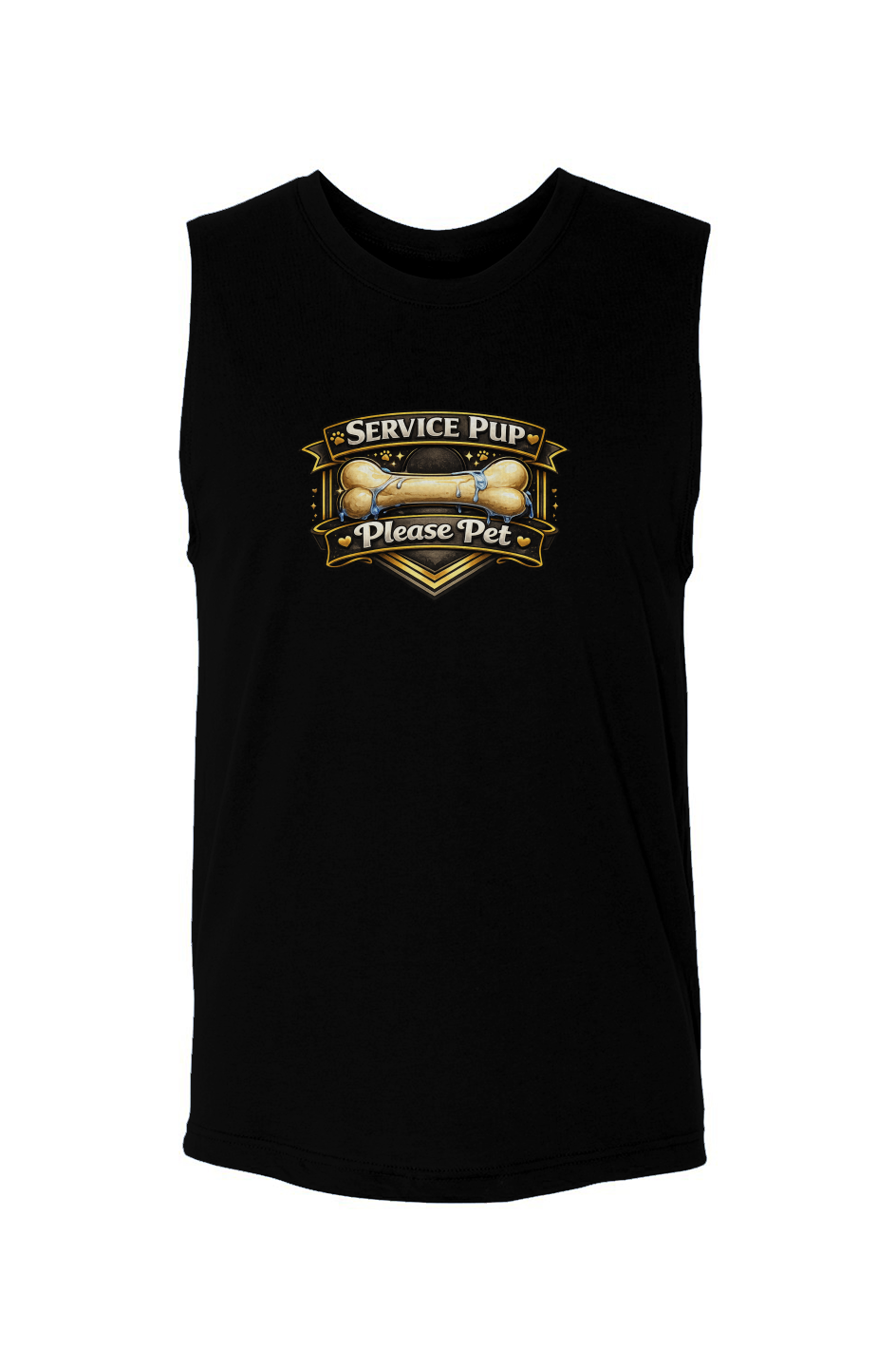 Service Pup Gay Puppy Pride Muscle Tank