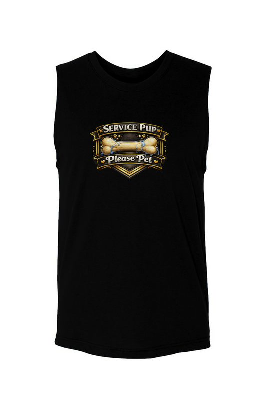 Service Pup Gay Puppy Pride Muscle Tank