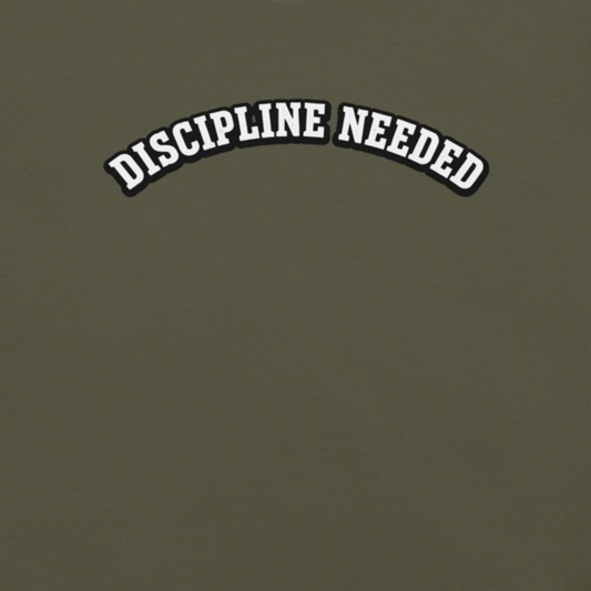 Discipline Needed LGBTQ leather community Pride shirt with bold submissive statement design