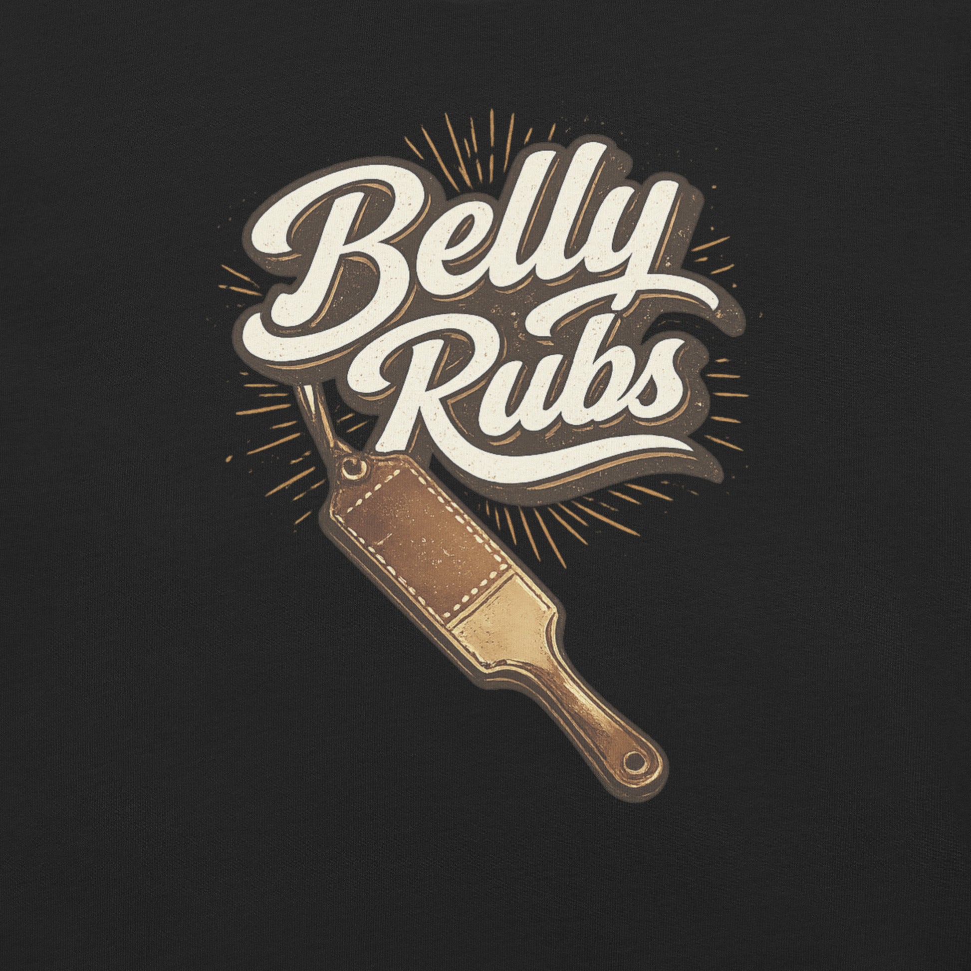 Belly Rubs Handler Edition leather Pride shirt inspired by pup and handler community
