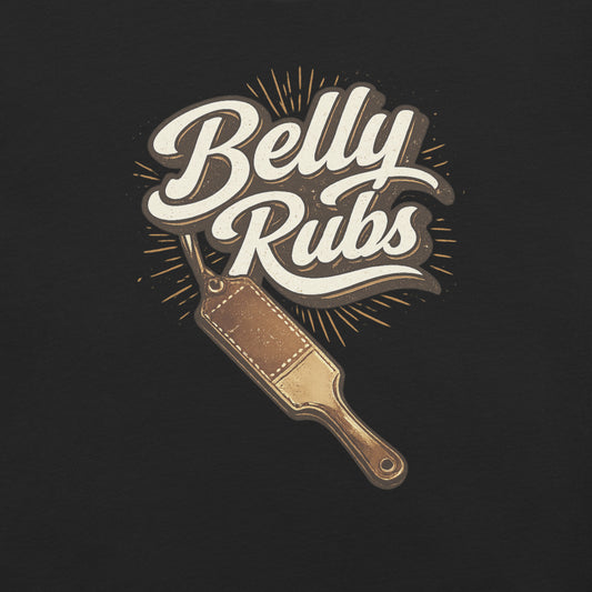 Belly Rubs Handler Edition leather Pride shirt inspired by pup and handler community
